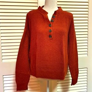 American Eagle henley sweater, LG